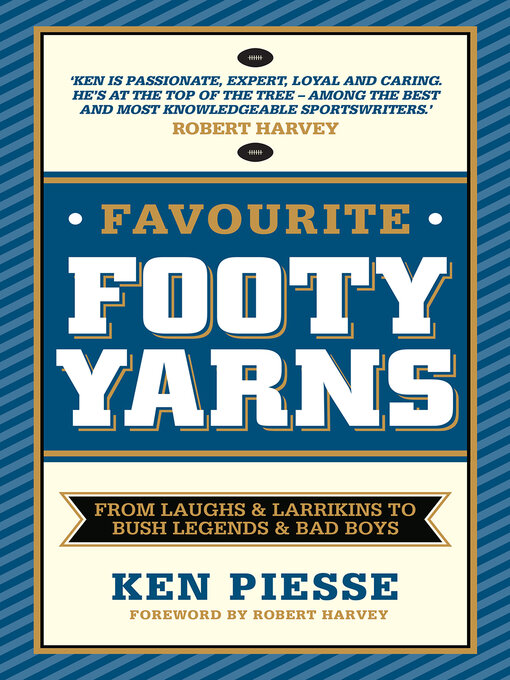Title details for Favourite Footy Yarns: From Laughs and Larrikins to Bush Legends and Bad Boys by Ken  Piesse - Available
